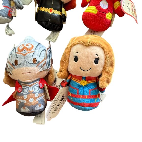 Marvel Itty Bittys Plush Set Of 5: Iron Man Black Widow Falcon Jane Foster Thor - Picture 3 of 4